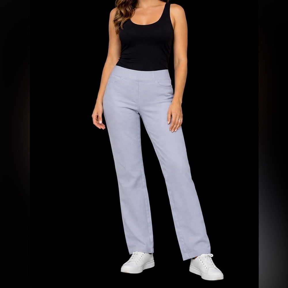 Quince Beige Flare Pants